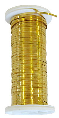 ゴールド平ワイヤー 1.3mm 10g｜手芸用品・生地の通販｜トライ