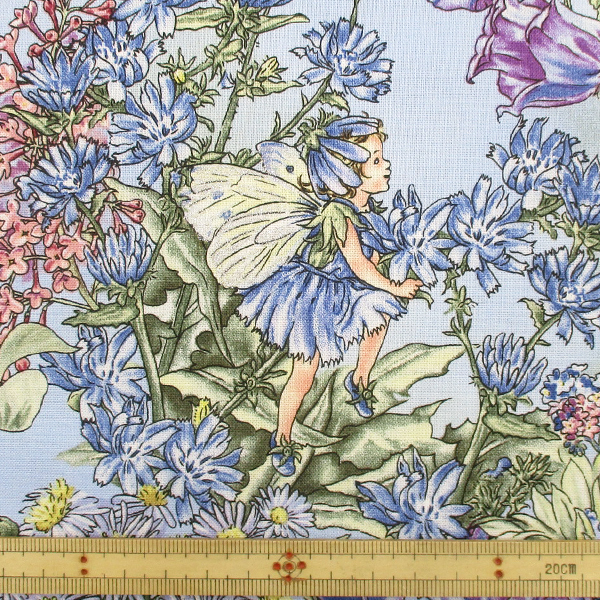 生地 Michael Miller マイケルミラー Dm31 Perwinkle 水色 天使の花柄が美しい コットンプリント生地の手芸用品通販 生地 綿生地 生地 Michael Miller マイケルミラー Dm31 Perwinkle 水色 天使の花柄が美しい コットンプリント生地の手芸用品通販 生地 綿生地