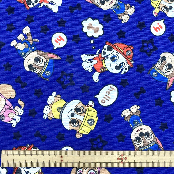 生地 キャラクター2022 オックス パウパトロール G4611-1A｜手芸用品