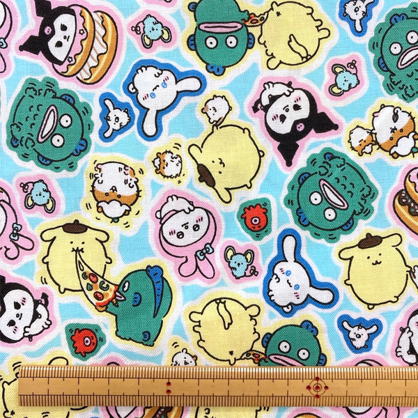 イラストレーター・ナガノさんとサンリオキャラクターズのコラボ生地