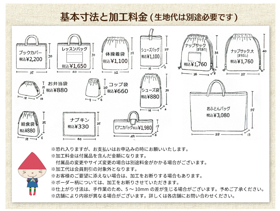 加工料金