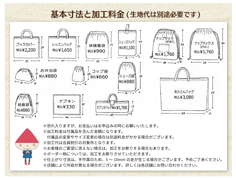 加工料金